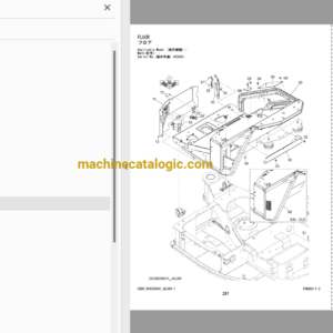 Hitachi ZX40U-5B Hydraulic Excavator Full Parts Catalog