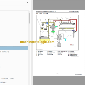 Hitachi D1803 Series, V2403 Series Technical and Workshop Engine Manual