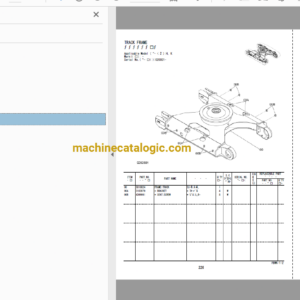 Hitachi ZX240-3G,ZX240LC-3G,ZX250H-3G,ZX250LCH-3G,ZX250K-3G,ZX250LCK-3G,ZX260LCH-3G Hydraulic Excavator Full Parts Catalog