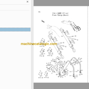 Hitachi EX1100 Excavator Full Parts Catalog