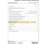 Tigercat L845B Feller Buncher Service Manual (845T0501 - 845T1499)