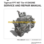Tigercat FPT N67 Tier 4f Engine Service and Repair Manual (60059A)