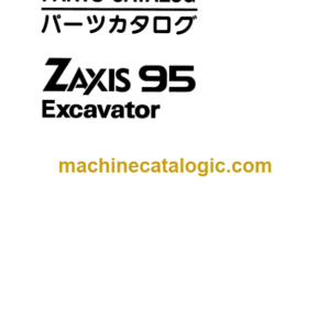 Hitachi ZX95 Excavator Parts Catalog