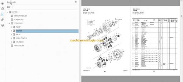 Hitachi ZX40U-5B Full Parts Catalog