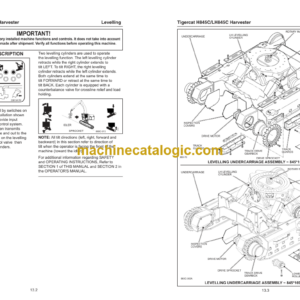 Tigercat H845C, LH845C Harvester Service Manual