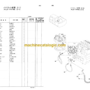 Hitachi ZX95 Excavator Parts Catalog