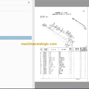 Hitachi ZX200, ZX210 Classes Excavator Full Parts Catalog