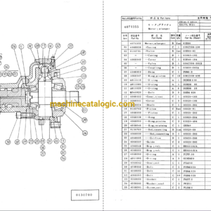 Hitachi UH172 Hydraulic Excavator Full Parts Catalog