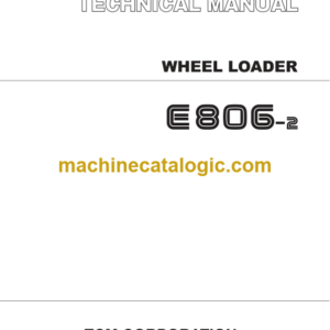 TCM E806-2 Wheel Loader Technical Manual