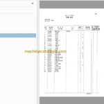 Hitachi ZX200,210 Classes Excavator Full Parts Catalog
