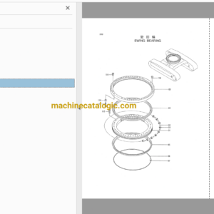 Hitachi EX1100,EX1100BE Excavator Full Parts Catalog