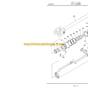 Hitachi LX50-2C Wheel Loader Parts Catalog