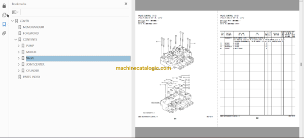 Hitachi ZX240-5A,ZX240LC-5A,ZX250H-5A,ZX250K-5A,ZX260LCH-5A Hydraulic Excavator Full Parts Catalog