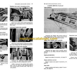 John Deere 215A Self-Propelled Windrower Operator’s Manual (OME36284)