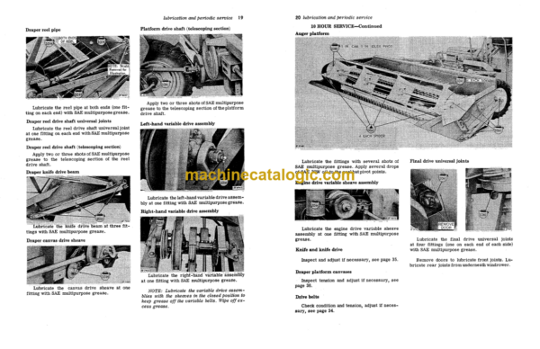 John Deere 215A Self-Propelled Windrower Operator's Manual (OME36284)