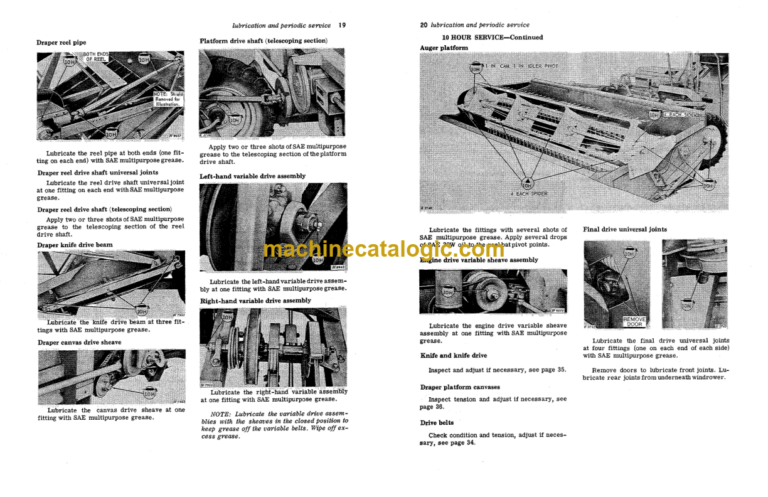 John Deere 215A Self-Propelled Windrower Operator's Manual (OME36284)