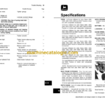 John Deere 2500 Spring-Reset Semi-Integral Moldboard Plow Operator's Manual (OMA33909)