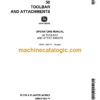 John Deere 50 Toolbar and Attachments Operator's Manual (OMA41456)