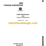 John Deere 3800 Forage Harvester Operator's Manual (OME49870)