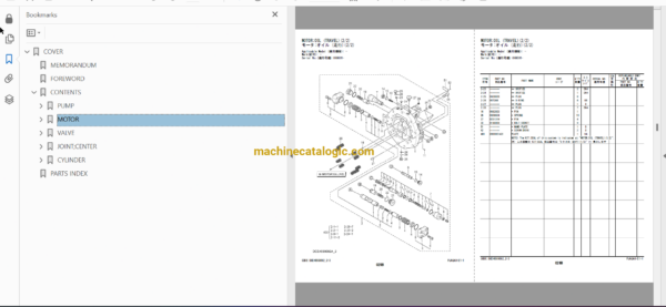 Hitachi ZX470-6,ZX470LC-6,ZX490H-6,ZX490LCH-6,ZX490R-6,ZX490LCR-6,ZX530LCH-6 Hydraulic Excavator Full Parts Catalog