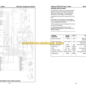 Tigercat T245 Loader Service Manual