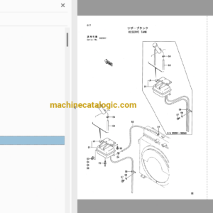 Hitachi EX1100-3 Excavator Full Parts Catalog