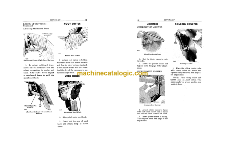 John Deere 810AM Series Integral Moldboard Plows Operator's Manual (OMA94759)