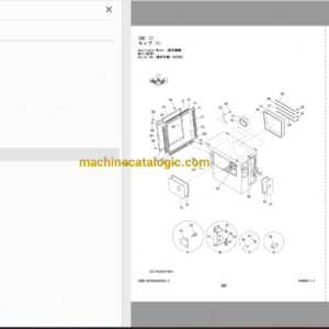 Hitachi EX8000-7B Hydraulic Excavator Cummins Engine Full Parts Catalog