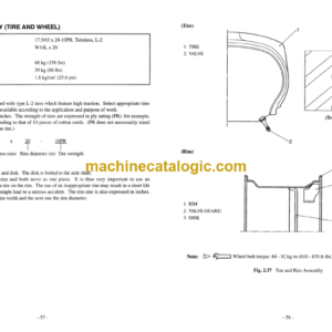 TCM E820 Wheel Loader Service Manual