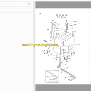 Hitachi WH06D,WH073D Wheeled Hydraulic Excavataor Full Parts Catalog