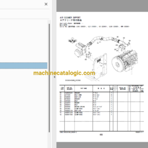 Hitachi ZX240-5G Series Hydraulic Excavator Full Parts Catalog