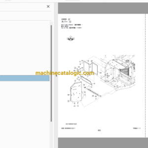 Hitachi ZX70-5A Hydraulic Excavator Full Parts Catalog