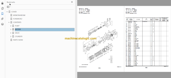 Hitachi EX8000-7B Cummins Engine Full Parts Catalog