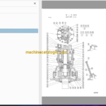 Hitachi WH06D,WH073D Wheeled Hydraulic Excavataor Full Parts Catalog