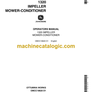 John Deere 1320 Impeller Mower-Conditioner Operator's Manual (OMCC18620)