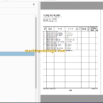 Hitachi ZX70-5A Hydraulic Excavator Full Parts Catalog