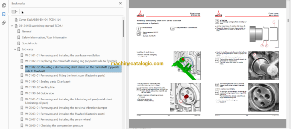 Hitachi TCD4.1L4 Engine Tier 4 Compatible Technical and Workshop Manual