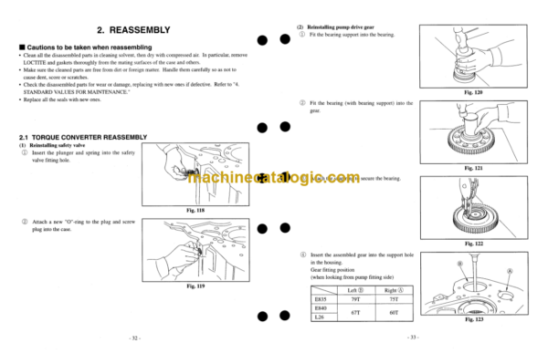 TCM E835, E840, L26 Drive Unit Shop Manual