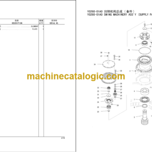 Komatsu PC400-8 Hydraulic Excavator Parts Book (DBBK0001 and up)