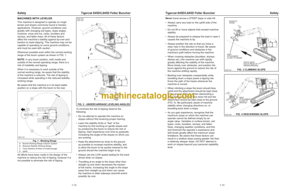 Tigercat 845D Feller Buncher Service Manual (84512501 - 84513000)