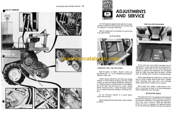 John Deere 111 Self-Propelled Peanut Combine Operator's Manual (OMH63969)