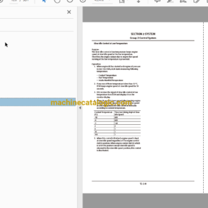 Hitachi EX2600-7(Cummins FCO) Hydraulic Excavator Technical and Workshop Manual