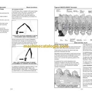 Tigercat H822C Harvester Service Manual