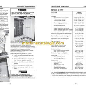 Tigercat T240B Loader Service Manual