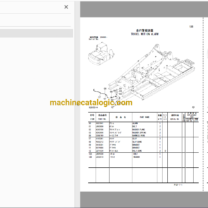 Hitachi ZX200-3,ZX200LC-3,ZX210H-3,ZX210LCH-3,ZX210K-3,ZX210LCK-3,ZX210LCN-3,ZX240N-3 Hydraulic Excavator Full Parts Catalog