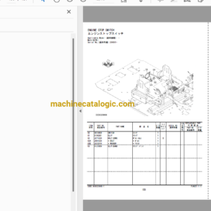 Hitachi ZX470LC-5G Series Hydraulic Excavator Full Parts Catalog