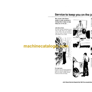 John Deere 865 Agricultural Bulldozer Operator’s Manual (OMA43535)