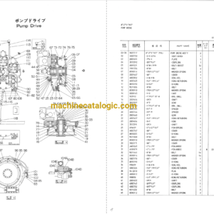 Hitachi UH801 Hydraulic Excavator Full Parts Catalog