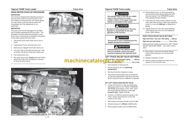 Tigercat T240B Loader Service Manual (240T0201 - 240T1000)