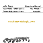 John Deere F3350 and F3450 Series Drawn Moldboard Plows Operator's Manual (OMA17987)